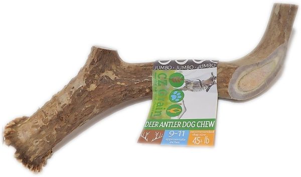 CZ Grain Deer Antlers for Dogs, Premium, Grade A, Deer Antler Dog Chew, Long Lasting Dog Treat for Your Pet. from The USA