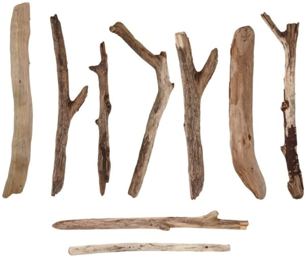 8 Pieces of Driftwood, 12-18 Inch Pieces - Vase Filler, Table Decor, Hard to Find, Hand Picked, Wedding, Venue Decor, Macrame