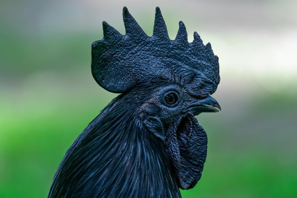 10+ Ayam Cemani Solid Black Chicken Hatching Eggs - Pure Breed - USA Shipping